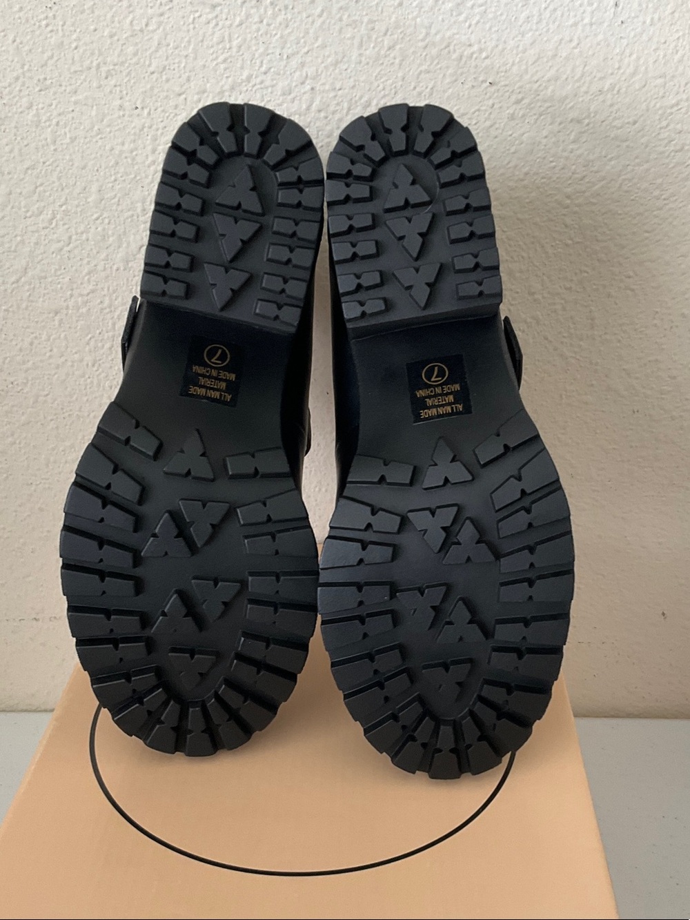 Soda Black Mary Jane Platform Mules with Buckle Strap - Picture 4 of 4